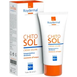 Chitosol Crema Solare Viso SPF 50+ Fotoprotettiva Idratante 50 ml