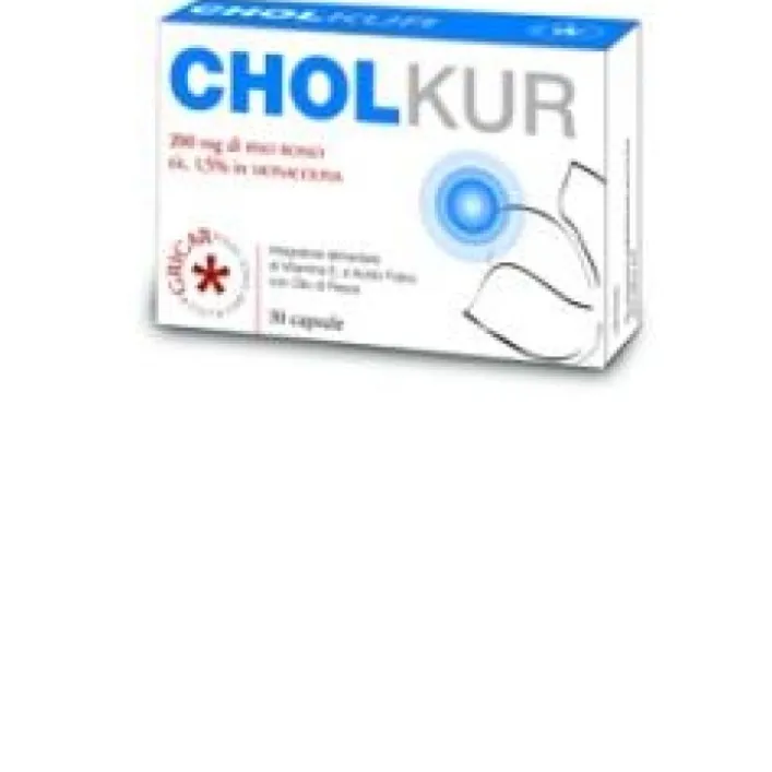 Cholkur 30 Capsule - Integratore per il Colesterolo