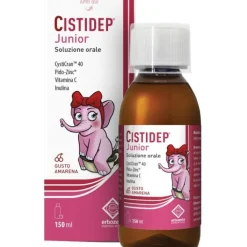 Cistidep Junior Soluzione Orale gusto Amarena 150 ml - Integratore Alimentare