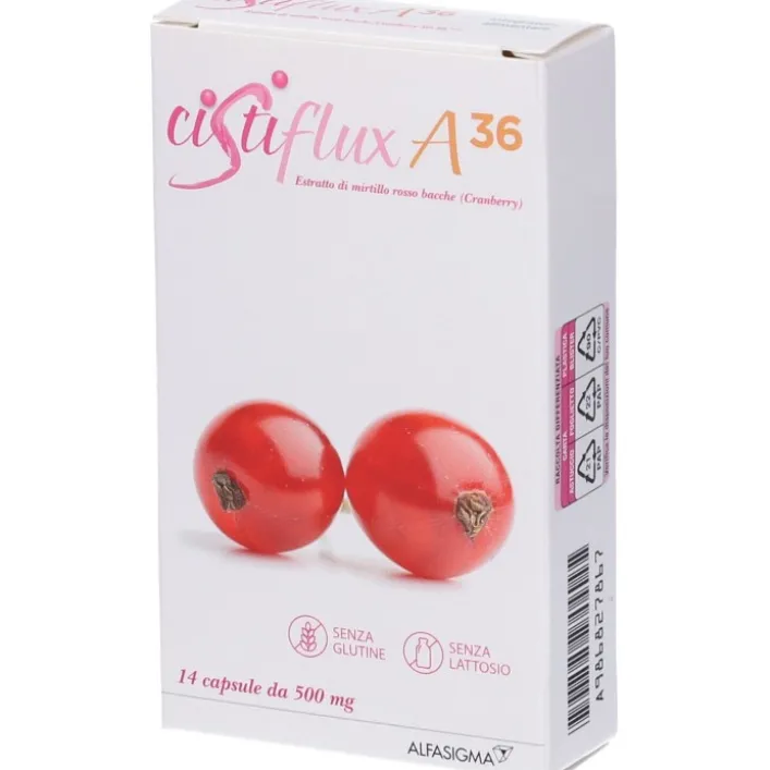 Cistiflux A 36 14 capsule - Integratore Benessere Vie Urinarie