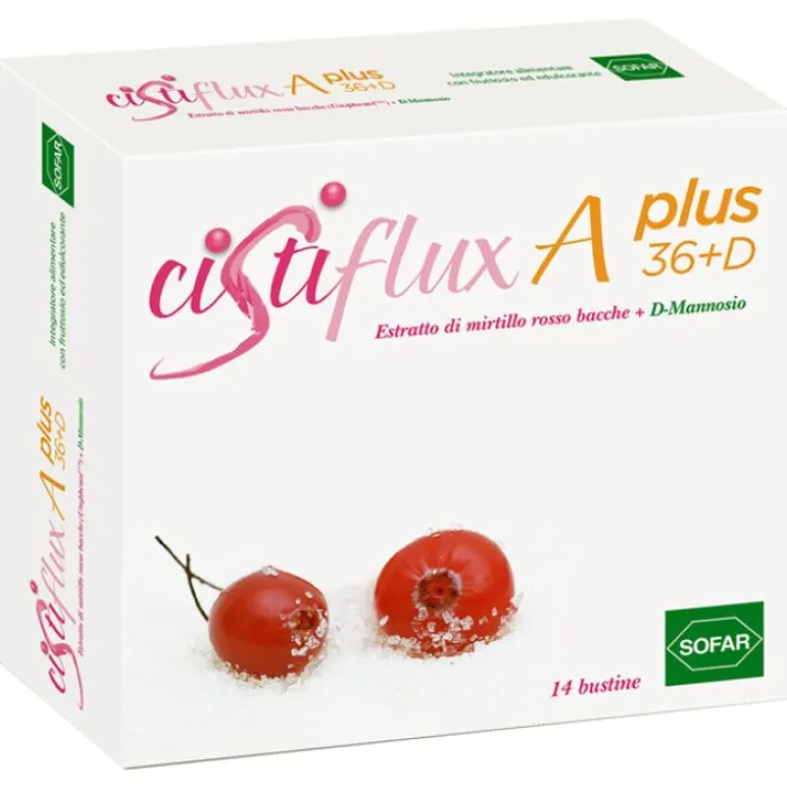Cistiflux A Plus 36+D 14 Bustine - Integratore Vie Urinarie