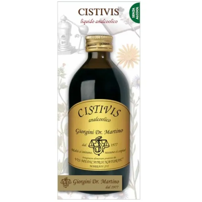 Cistivis Liquido Analcolico 200 ml Dr. Giorgini - Integratore Funzionalita' Vie Urinarie