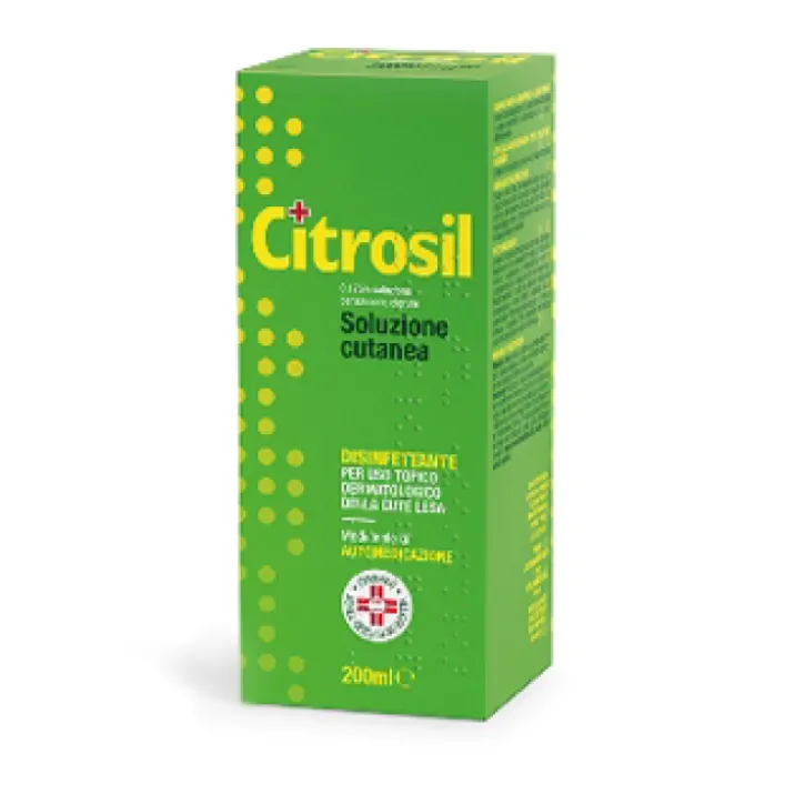 Citrosil Soluzione Cutanea Disinfettante 0,175% Benzalconio Cloruro 200 ml