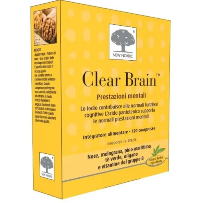 Clear Brain 120 Compresse - Integratore Alimentare