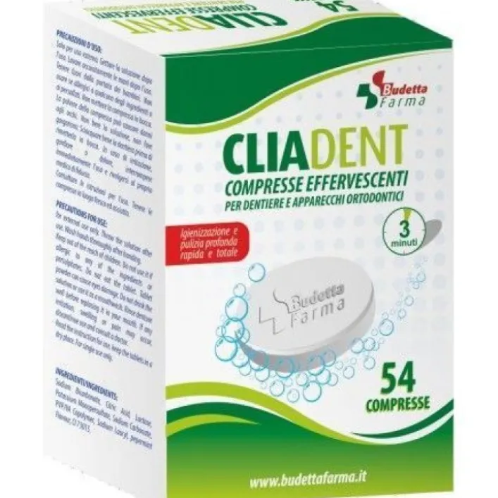 Cliadent Pulizia Protesi Dentaria 54 Compresse Effervescenti