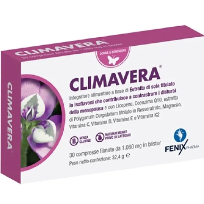 Climavera 30 Compresse - Integratore Menopausa