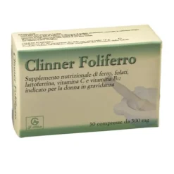 Clinner Foliferro 30 Compresse - Integratore Alimentare