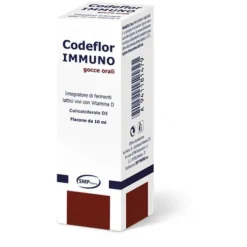 Codeflor Immuno Gocce 10 ml - Integratore Fermenti e Vitamina D3
