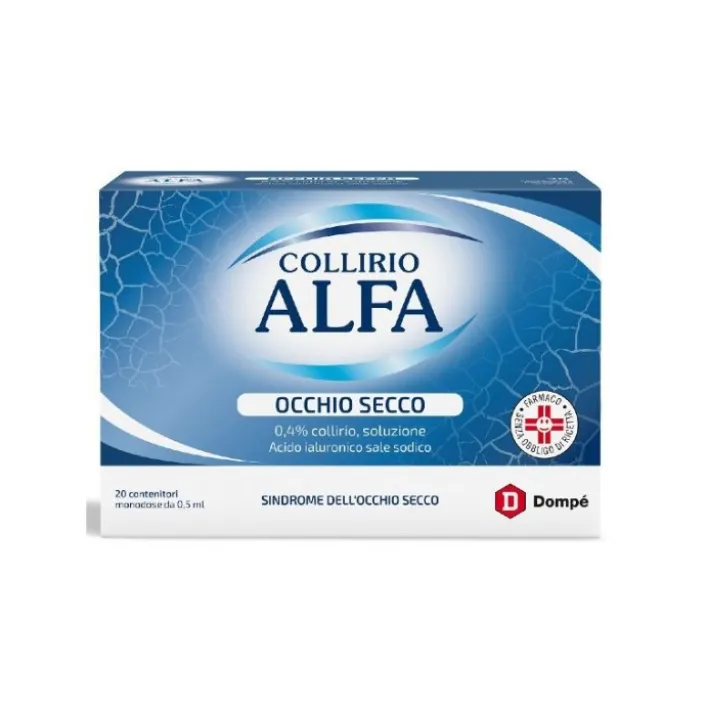 Collirio Alfa Acido Ialuronico 20 Flaconcini 0,5 ml