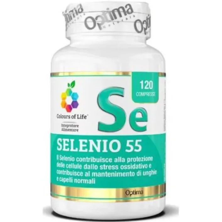 Colours of Life Selenio 55 120 Compresse - Integratore Alimentare