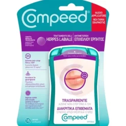 Compeed Cerotti Herpes Labiale 15 Pezzi - Trattamento Sintomi Herpes