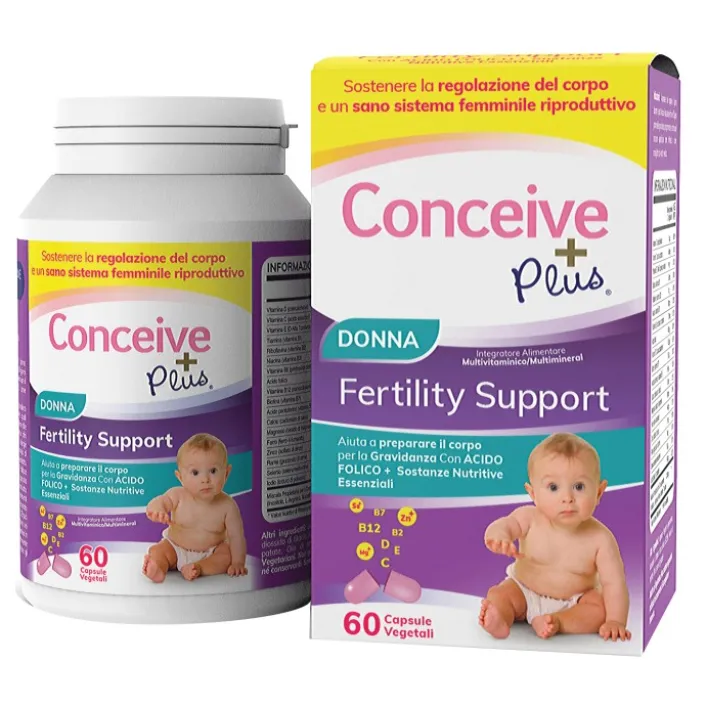 Conceive Plus 60 Capsule - Integratore Supporto Fertilità Femminile