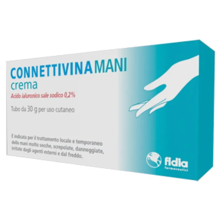 Connettivina Mani Crema con Acido Ialuronico 30 grammi