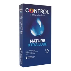 Control Nature Xtra Lube 6 Profilattici