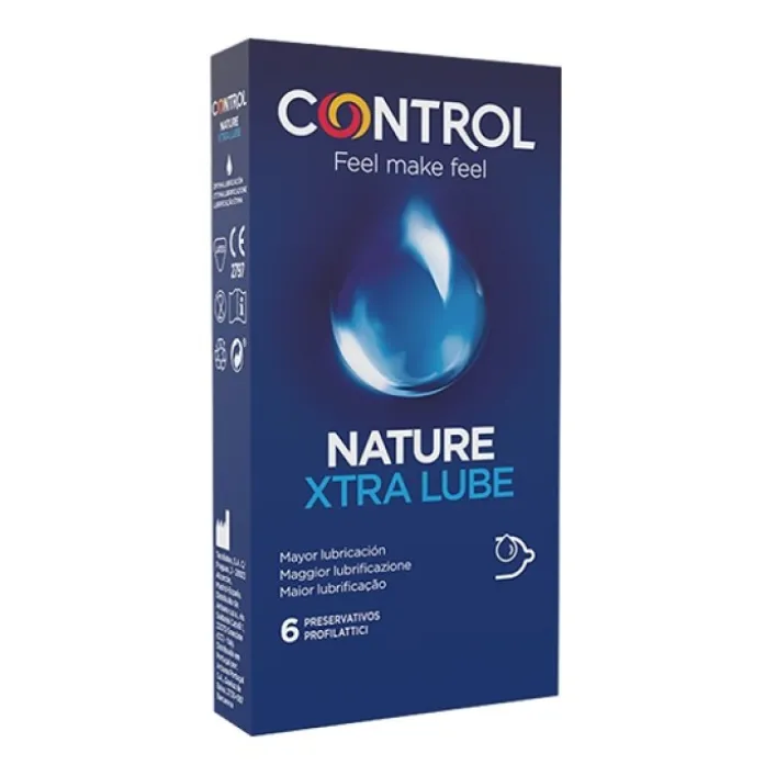 Control Nature Xtra Lube 6 Profilattici