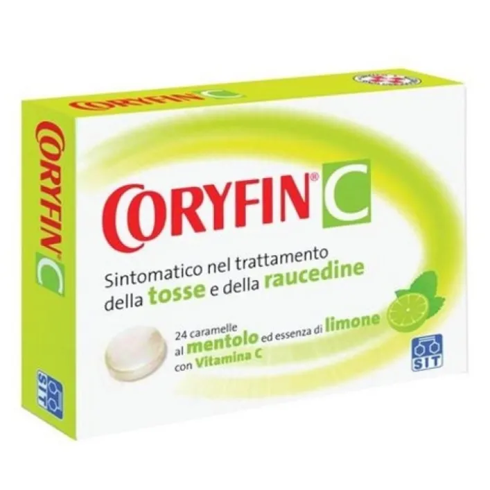 Coryfin C Limone 6,5 mg + 18 mg Tosse 24 Caramelle