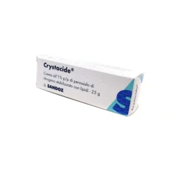 Crystacide Crema 1% Perossido di Idrogeno 25 grammi