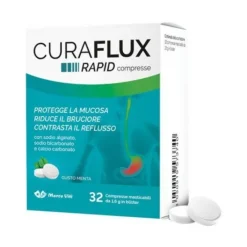 Curaflux Rapid Viti 32 compresse - Dispositivo Medico contro il Reflusso