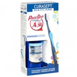 Curasept Daycare Collutorio Whitening + Spazzolino Medio