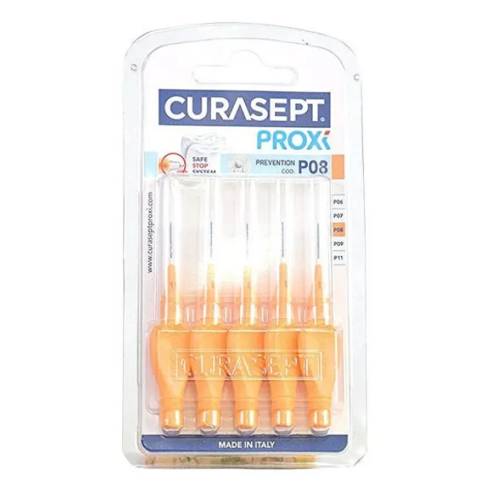 Curasept Proxi P08 Scovolino Arancio Chiaro 6 pezzi
