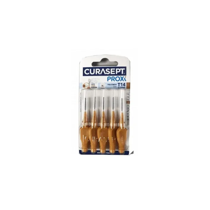 Curasept Proxi Trattamento Scovolino Ocra Dark Gold 5 Pezzi