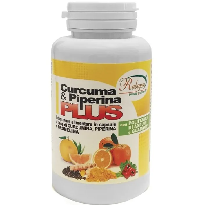 Curcuma & Piperina Plus 60 Capsule - Integratore Alimentare