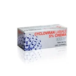 Cycloviran Labiale Crema 5% Aciclovir Herpes 2 grammi