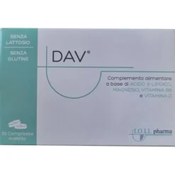 Dav 30 Compresse - Integratore di Magnesio Acido Alfa-Lipoico Vitamina B6