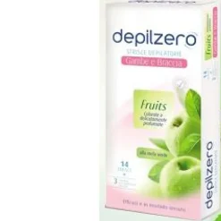 Depilzero Fruits Strisce Depilatorie per il Corpo 14 pezzi