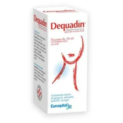 Dequadin Spray per Mucosa Orale 0,5% Dequalinio Cloruro 10 ml