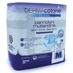 Dermacotone Pannolone Mutandina Incontinenza Taglia M 12 Pezzi