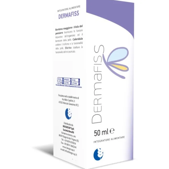 Dermafiss Soluzione Idroalcolica Gocce 50 ml - Integratore Alimentare