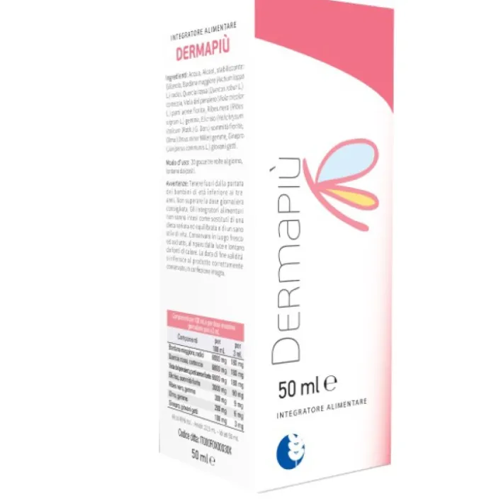 Dermapiu' Gocce 50 ml - Integratore Alimentare