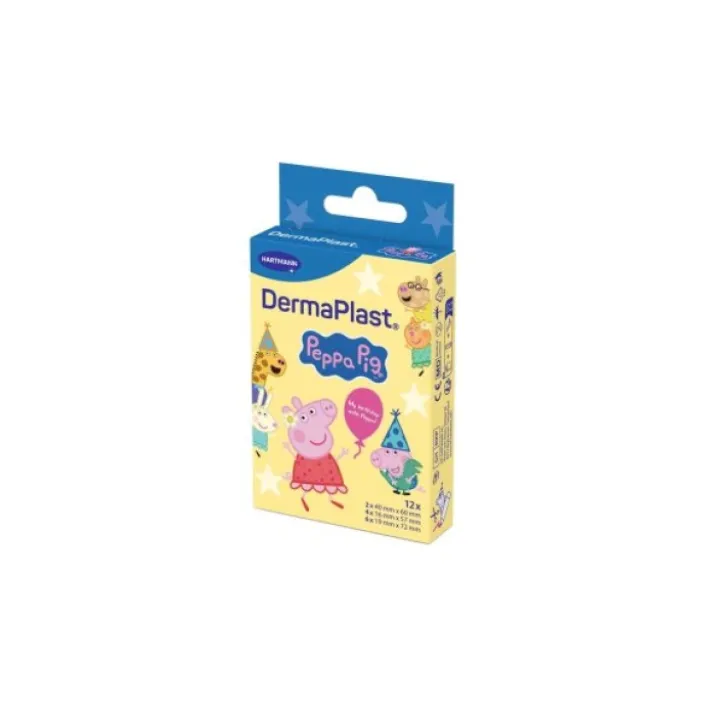 Dermaplast Peppa Pig Cerotti 3 formati 12 pezzi