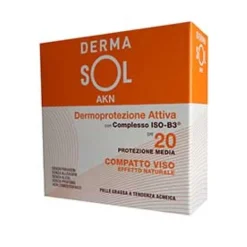 Dermasol AKN Compatto Viso Pelle Grassa SPF 20 10 grammi