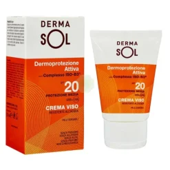 Dermasol Crema Solare SPF 20 Protezione Viso 50 ml