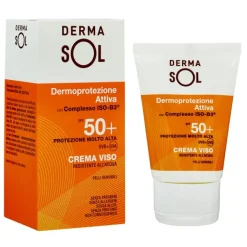 Dermasol Crema Solare SPF 50+ Protezione Viso 50 ml