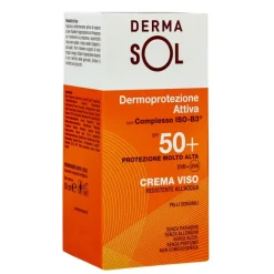 Dermasol Crema Solare SPF 50+ Protezione Viso 50 ml