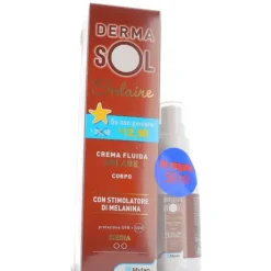 Dermasol Solare Crema Corpo Protezione Media Spray SPF 30 con Stimolatore Melanina 125 ml