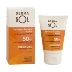 Dermasol Solare Crema Viso SPF 50+ Protezione Molto Alta 50 ml