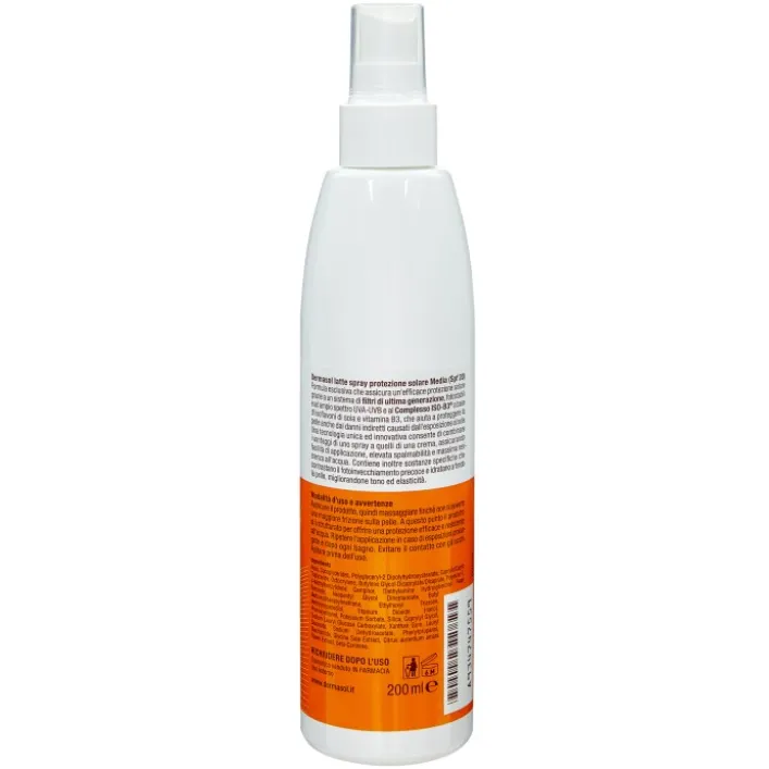 Dermasol Solare Latte Spray Corpo SPF 20 200 ml