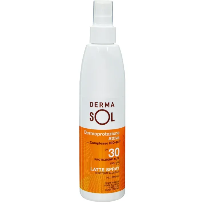 Dermasol Solare Latte Spray Corpo SPF 30 200 ml