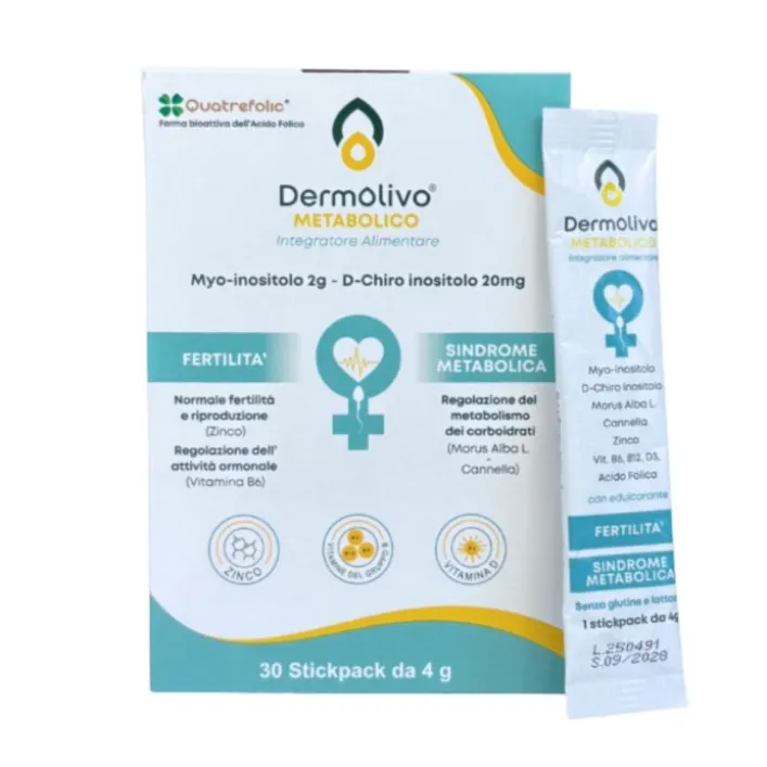 Dermolivo Metabolico 30 Stick - Integratore Fertilità e Sindrome Metabolica