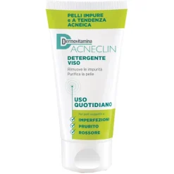 DermoVitamina Acneclin Detergente Viso Pelle Grassa 200 ml