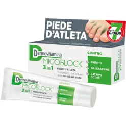 DermoVitamina MicoBlock Crema Micosi Cutanee e Piede d'Atleta 30 ml