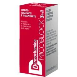 DermoVitamina MicoBlock 3in1 Smalto Idratante e Traspirante Rosso