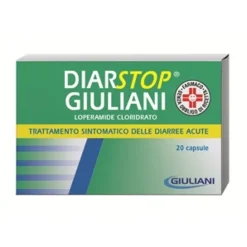 Diarstop 1,5mg Loperamide Cloridrato Diarrea Acuta 20 Capsule