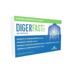Digerfast Plus 30 Capsule - Integratore Benessere Digestivo e Antinausea