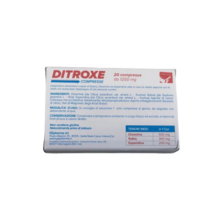 Ditroxe 20 Compresse - Integratore Benessere Microcircolazione