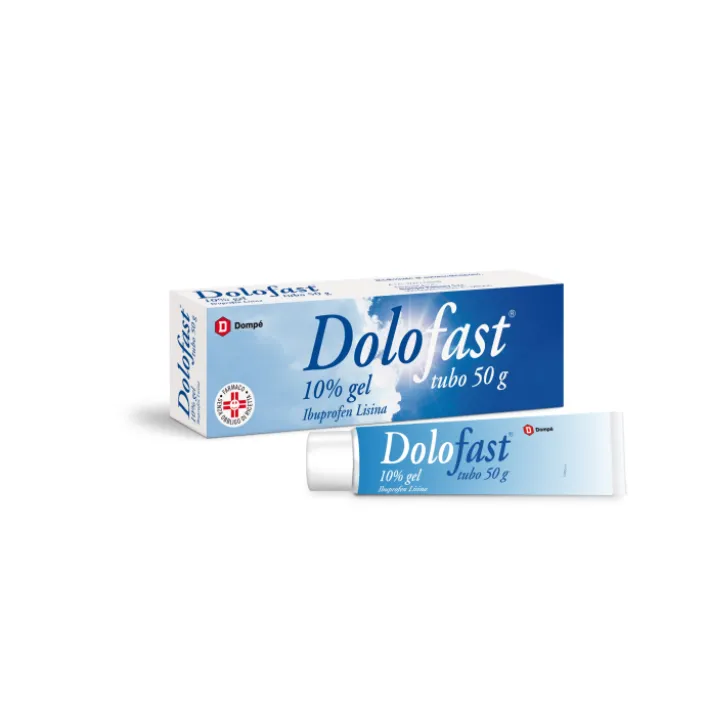 Dolofast Gel 10% Ibuprofene Dolori Articolari 50 grammi